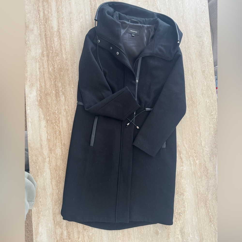 Mackage Black Trench Coat for Women